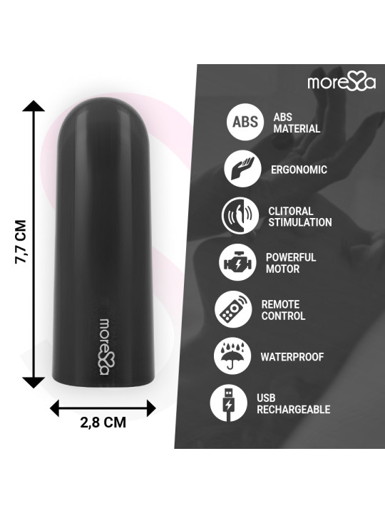 VIBRADOR NIX CONTROL REMOTO SILENCIOSO Y RECARGABLE DE LA MARCA MORESSA