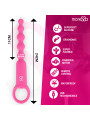 VIBRADOR ANAL CONTROL REMOTO RONIE SILICONA ROSA DE LA MARCA MORESSA