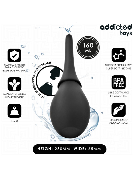 LIMPIADOR JUGUETES SEXUALES VIAJE SILICONA 160ML DE LA MARCA ADDICTED TOYS