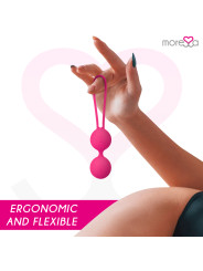 BOLAS CHINAS OSIAN SILICONA SUAVE ENTRENAMIENTO PÉLVICO DE LA MARCA MORESSA