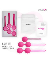 BOLAS CHINAS OSIAN SILICONA SUAVE ENTRENAMIENTO PÉLVICO DE LA MARCA MORESSA