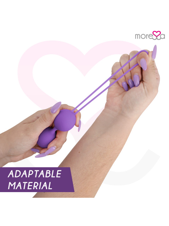 BOLAS CHINAS OSIAN SET SILICONA SUAVE ENTRENAMIENTO PÉLVICO DE LA MARCA MORESSA