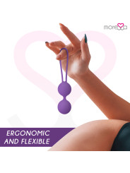 BOLAS CHINAS OSIAN SET SILICONA SUAVE ENTRENAMIENTO PÉLVICO DE LA MARCA MORESSA