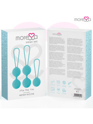 BOLAS CHINAS SILICONA TURQUESA OSIAN SET PREMIUM DE LA MARCA MORESSA