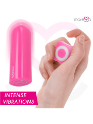 VIBRADOR CONTROL REMOTO NIX ROSA SILENCIOSO Y RECARGABLE DE LA MARCA MORESSA
