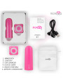 VIBRADOR CONTROL REMOTO NIX ROSA SILENCIOSO Y RECARGABLE DE LA MARCA MORESSA