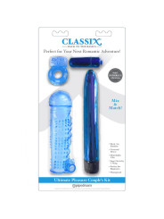KIT PLACER PAREJAS 4 EN 1 VIBRADOR ANILLO ESTIMULACIÓN DE LA MARCA CLASSIX