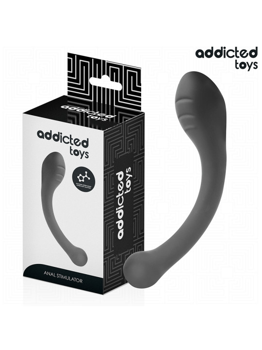 ESTIMULADOR ANAL DOBLE SILICONA 18CM PLENITUD SEGURA DE LA MARCA ADDICTED TOYS