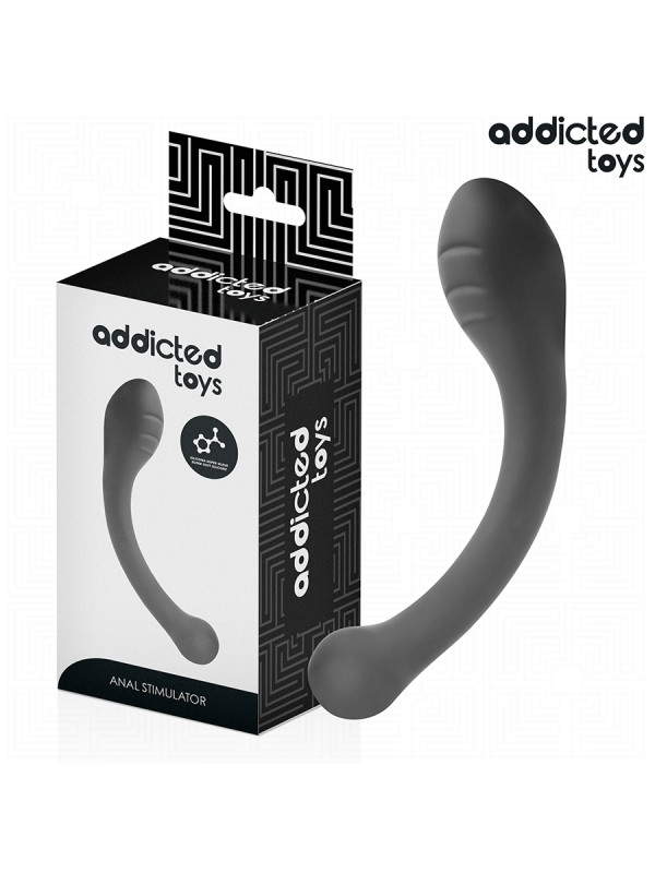 ESTIMULADOR ANAL DOBLE SILICONA 18CM PLENITUD SEGURA DE LA MARCA ADDICTED TOYS