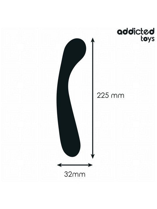 MASAGEADOR ANAL DOBLE SILICONA 22CM EXPANSIÓN PROGRESIVA DE LA MARCA ADDICTED TOYS