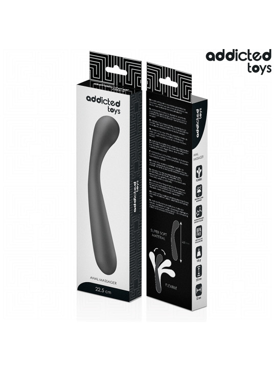 MASAGEADOR ANAL DOBLE SILICONA 22CM EXPANSIÓN PROGRESIVA DE LA MARCA ADDICTED TOYS