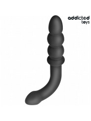 MASAJEADOR ANAL DOBLE BOLAS PROGRESIVAS SILICONA DE LA MARCA ADDICTED TOYS