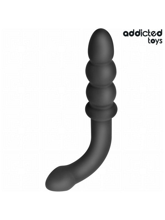 MASAJEADOR ANAL DOBLE BOLAS PROGRESIVAS SILICONA DE LA MARCA ADDICTED TOYS