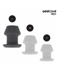 PLUG ANAL HUECO SILICONA TALLA L 10CM ESTIMULACIÓN EXTREMA DE LA MARCA ADDICTED TOYS