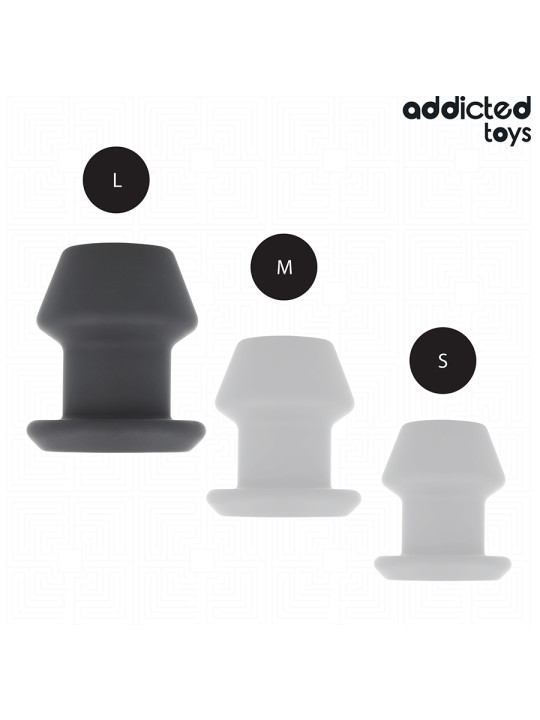 PLUG ANAL HUECO SILICONA TALLA L 10CM ESTIMULACIÓN EXTREMA DE LA MARCA ADDICTED TOYS