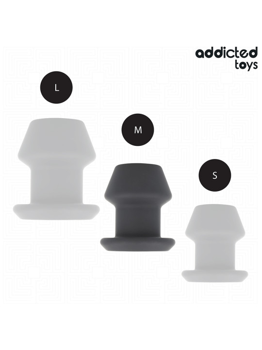 PLUG ANAL HUECO SILICONA 8,7 CM EXPANSIÓN INTENSA SEGURA DE LA MARCA ADDICTED TOYS