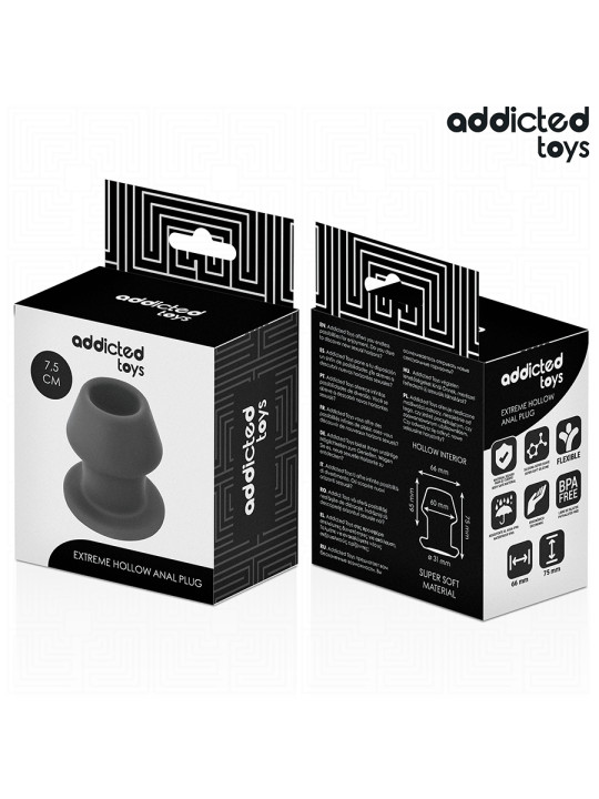 PLUG ANAL HUECO EXTREM SILICONA EXPANSIÓN INTENSA TALLA S DE LA MARCA ADDICTED TOYS