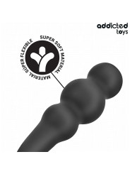 PLUG ANAL SILICONA CON ANILLO ESTIMULACIÓN ADDICTED TOYS DE LA MARCA ADDICTED TOYS