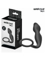 PLUG ANAL CON ANILLO TESTICULAR SILICONA ESTIMULACIÓN DOBLE DE LA MARCA ADDICTED TOYS