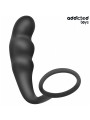 PLUG ANAL SILICONA CON ANILLO TESTICULAR CONTROL DE LA MARCA ADDICTED TOYS
