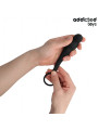 PLUG ANAL SILICONA CON ANILLO TESTICULAR CONTROL DE LA MARCA ADDICTED TOYS