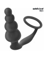 PLUG ANAL CON ANILLO TESTICULAR SILICONA 235MM ADDICTED TOYS DE LA MARCA ADDICTED TOYS