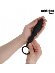 PLUG ANAL CON ANILLO TESTICULAR SILICONA 235MM ADDICTED TOYS DE LA MARCA ADDICTED TOYS