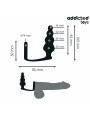 PLUG ANAL CON ANILLO TESTICULAR SILICONA 235MM ADDICTED TOYS DE LA MARCA ADDICTED TOYS
