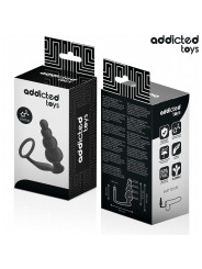 PLUG ANAL CON ANILLO TESTICULAR SILICONA 235MM ADDICTED TOYS DE LA MARCA ADDICTED TOYS