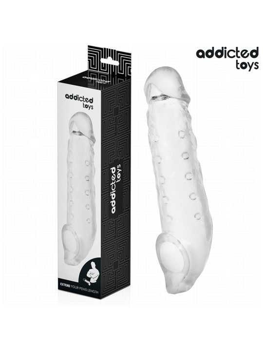 EXTENSOR PENEAL TRANSPARENTE TALLA S 23 CM ADDICTED TOYS DE LA MARCA ADDICTED TOYS