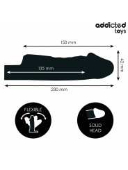 EXTENSOR PENEAL TRANSPARENTE TALLA S 23 CM ADDICTED TOYS DE LA MARCA ADDICTED TOYS