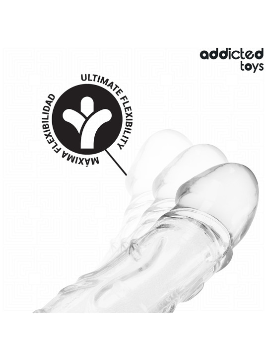 EXTENSOR PENE TRANSPARENTE ADDICTED TOYS 22 CM DE LA MARCA ADDICTED TOYS