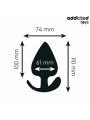 PLUG ANAL SILICONA XXL 11CM EXPANSIÓN INTENSA PLACER DE LA MARCA ADDICTED TOYS
