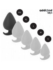 PLUG ANAL SILICONA XXL 11CM EXPANSIÓN INTENSA PLACER DE LA MARCA ADDICTED TOYS