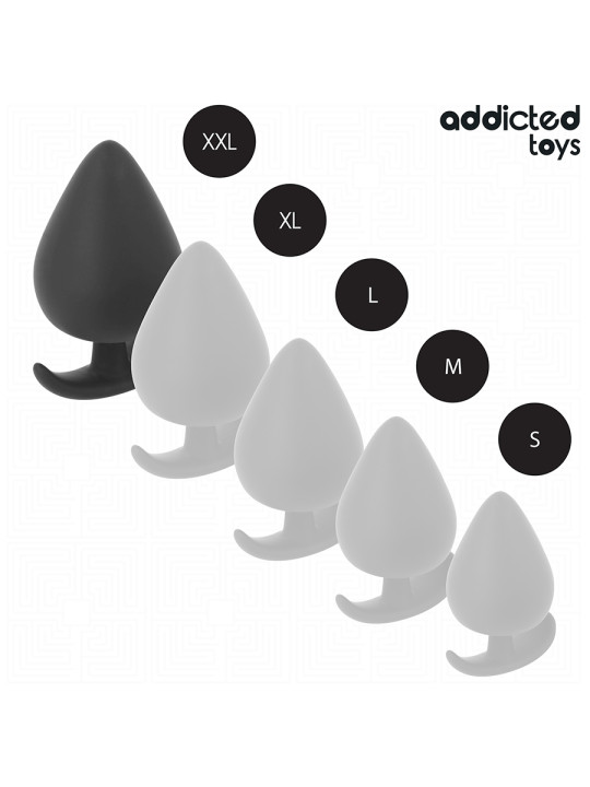 PLUG ANAL SILICONA XXL 11CM EXPANSIÓN INTENSA PLACER DE LA MARCA ADDICTED TOYS