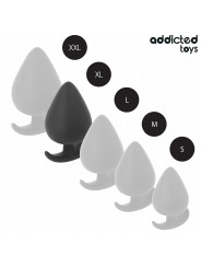 PLUG ANAL XL SILICONA 9.5 CM EXPANSIÓN INTENSA DE LA MARCA ADDICTED TOYS