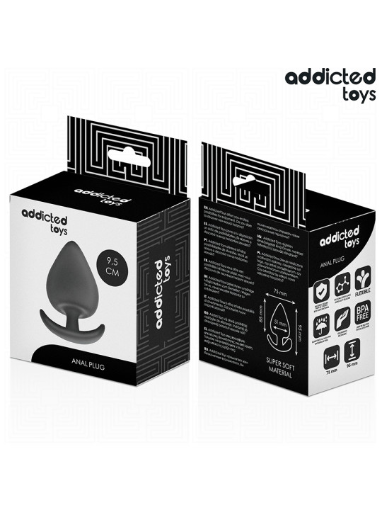 PLUG ANAL XL SILICONA 9.5 CM EXPANSIÓN INTENSA DE LA MARCA ADDICTED TOYS