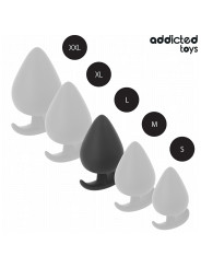 PLUG ANAL SILICONA TALLA L 8 CM ESTIMULACIÓN SEGURA DE LA MARCA ADDICTED TOYS