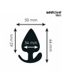 PLUG ANAL SILICONA MÉDICA TALLA MEDIANA ADDICTED TOYS DE LA MARCA ADDICTED TOYS