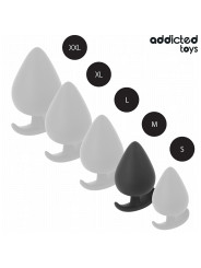 PLUG ANAL SILICONA MÉDICA TALLA MEDIANA ADDICTED TOYS DE LA MARCA ADDICTED TOYS
