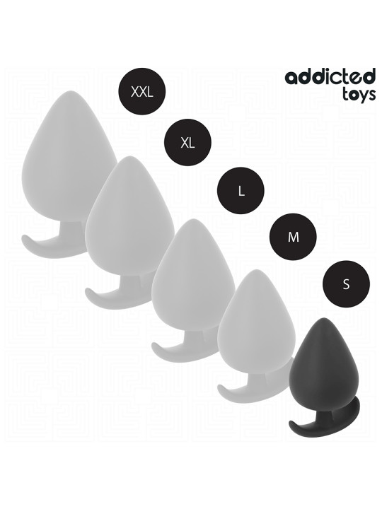 PLUG ANAL SILICONA SUAVE TALLA PEQUEÑA ERGONÓMICO DE LA MARCA ADDICTED TOYS