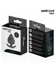 PLUG ANAL SILICONA SUAVE TALLA PEQUEÑA ERGONÓMICO DE LA MARCA ADDICTED TOYS