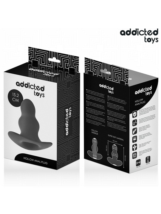 PLUG ANAL HUECO SILICONA XXL 15CM EXPANSIÓN INTENSA DE LA MARCA ADDICTED TOYS