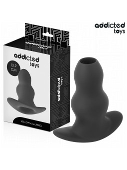 PLUG ANAL HUECO SILICONA XL ESTIMULACIÓN PROFUNDA DE LA MARCA ADDICTED TOYS