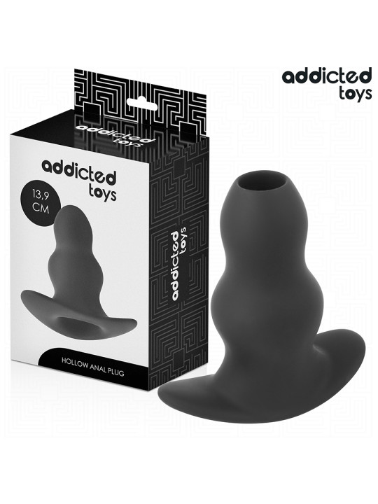 PLUG ANAL HUECO SILICONA XL ESTIMULACIÓN PROFUNDA DE LA MARCA ADDICTED TOYS