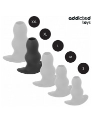 PLUG ANAL HUECO SILICONA XL ESTIMULACIÓN PROFUNDA DE LA MARCA ADDICTED TOYS