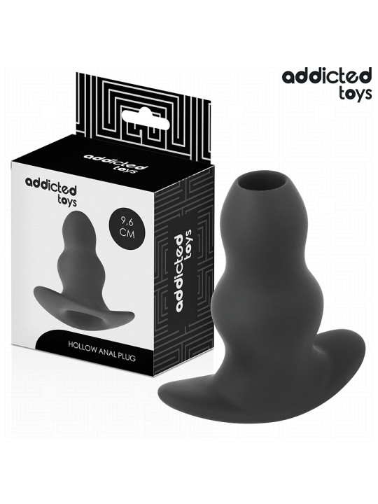 PLUG ANAL HUECO SILICONA M EXPANSIÓN CONTROLADA 9.6CM DE LA MARCA ADDICTED TOYS