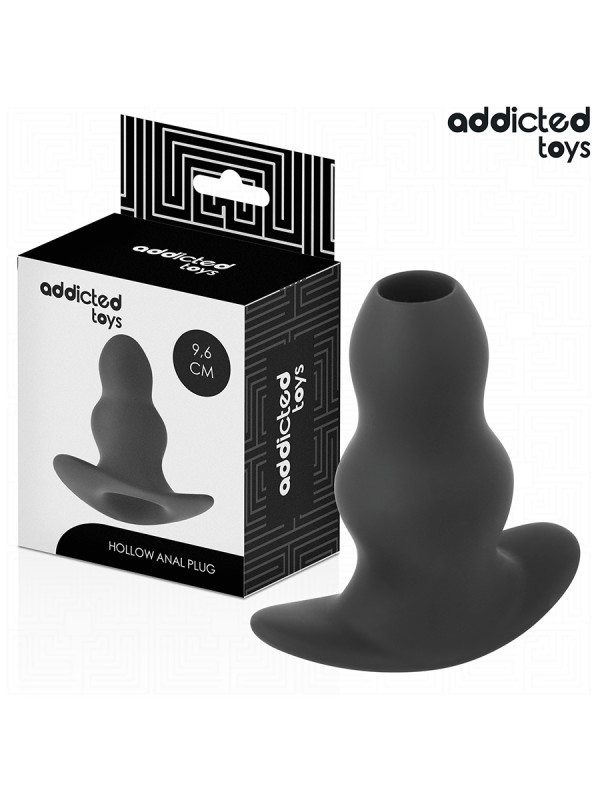 PLUG ANAL HUECO SILICONA M EXPANSIÓN CONTROLADA 9.6CM DE LA MARCA ADDICTED TOYS