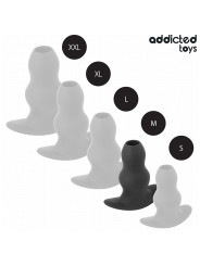 PLUG ANAL HUECO SILICONA M EXPANSIÓN CONTROLADA 9.6CM DE LA MARCA ADDICTED TOYS
