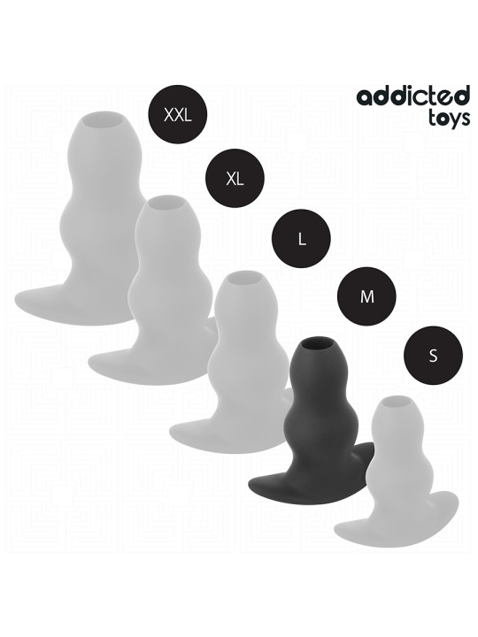 PLUG ANAL HUECO SILICONA M EXPANSIÓN CONTROLADA 9.6CM DE LA MARCA ADDICTED TOYS